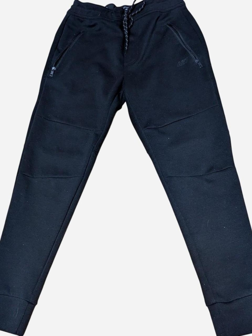 2/$21 | Aéropostale A87 Black Jogger Sweatpants (M) – Zip Pockets, Tapered Fit